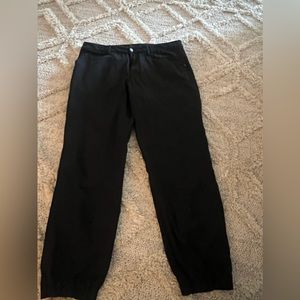 Lululemon - Size 32/28-inseam joggers - ABC - Black